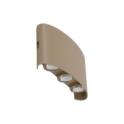 LED smėlinis lauko sieninis šviestuvas ARROW LED/6W/230V IP54