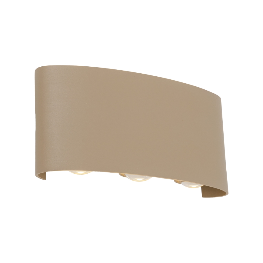 LED smėlinis lauko sieninis šviestuvas ARROW LED/6W/230V IP54