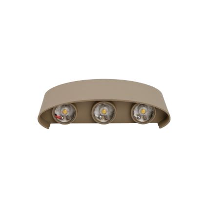 LED smėlinis lauko sieninis šviestuvas ARROW LED/6W/230V IP54