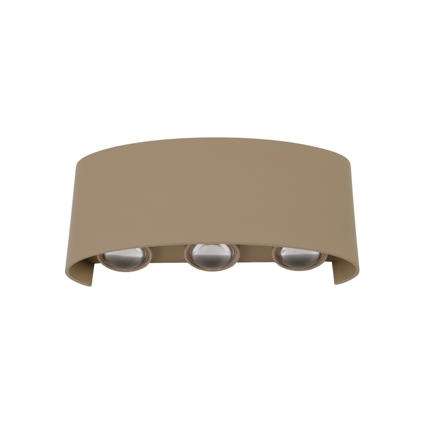 LED smėlinis lauko sieninis šviestuvas ARROW LED/6W/230V IP54