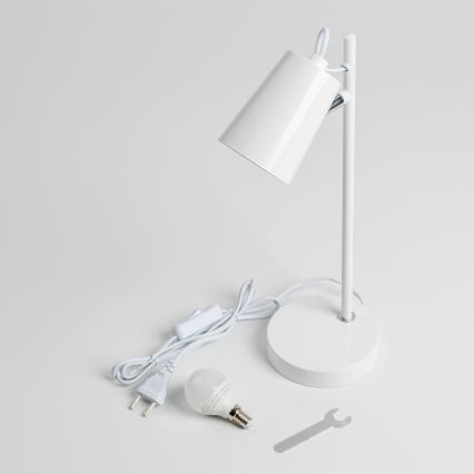 LED stalinė lempa 1xE14/4,9W/230V balta