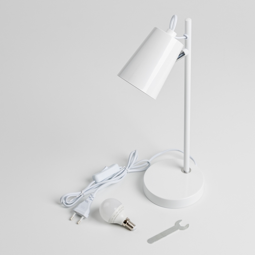 LED stalinė lempa 1xE14/4,9W/230V balta