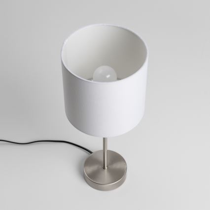 LED stalinė lempa 1xE14/5W/230V balta/matinis chromas