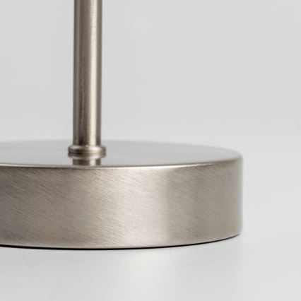 LED stalinė lempa 1xE14/5W/230V pilka/matinis chromas