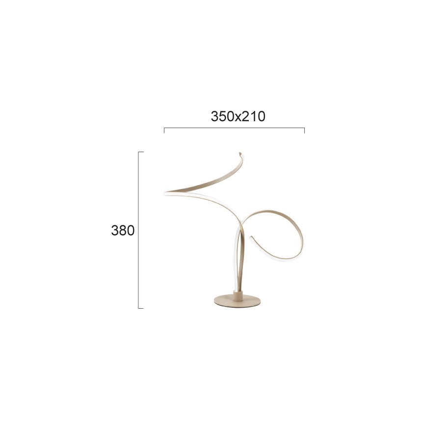 LED stalinė lempa IVANA LED/5W/230V smėlio spalvos