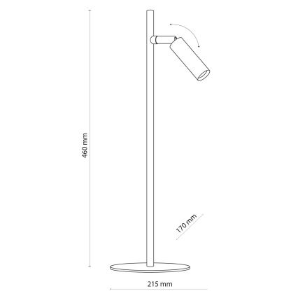 LED Stalinė lempa LAGOS 1xG9/6W/230V 4000K balta