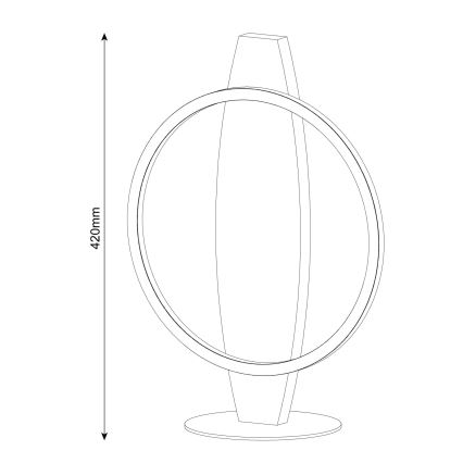 LED stalinė lempa MELISA LED/10W/230V pušis