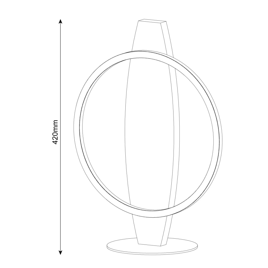 LED stalinė lempa MELISA LED/10W/230V pušis