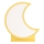 LED stalinė lempa MOON LED/12W/230V geltona