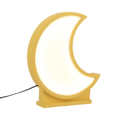 LED stalinė lempa MOON LED/12W/230V geltona