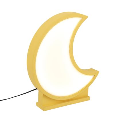 LED stalinė lempa MOON LED/12W/230V geltona