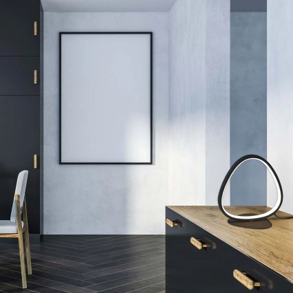 LED stalinė lempa PETRA LED/12W/230V 4000K juoda