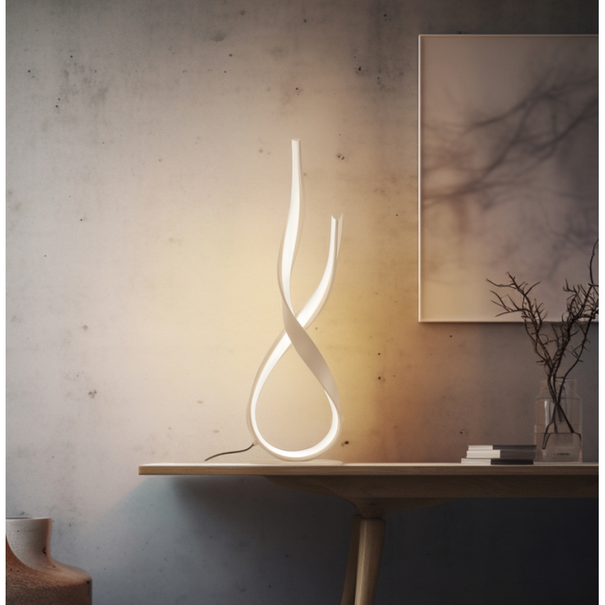 LED stalinė lempa RIBBON LED/21W/230V smėlinė