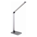 LED stalinė lempa su belaidžiu įkrovikliu LED/10W/230V 3000/4000/4500/5000/6000K matinio chromo spalvos