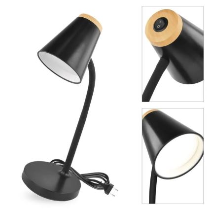 LED stalinė lempa TARA LED/4,5W/230V 4000K juoda