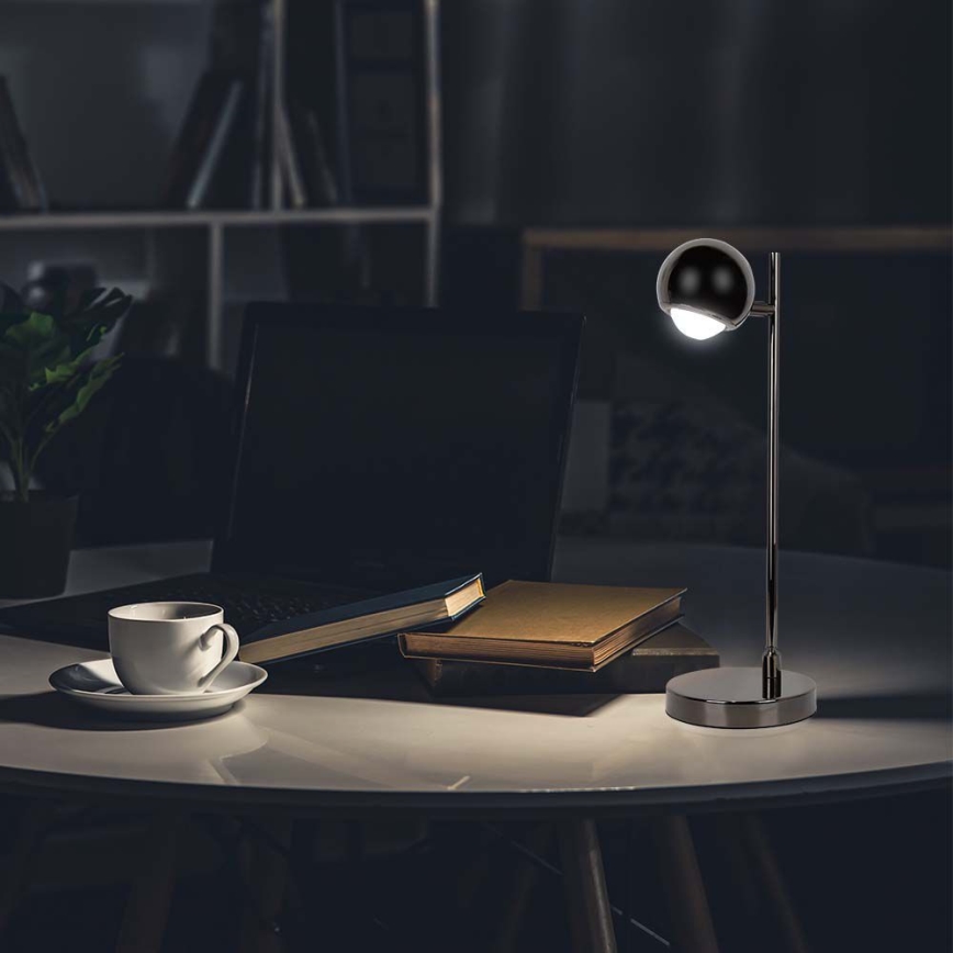 LED stalinis šviestuvas LED/5W/230V 3000K juoda