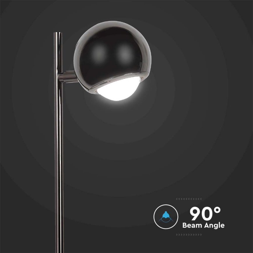 LED stalinis šviestuvas LED/5W/230V 3000K juoda