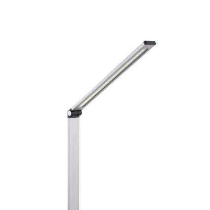 LED Stalinis šviestuvas su belaidžiu pakrovėju LED/10W/230V 3000/4000/4500/5000/6000K matinis chromas