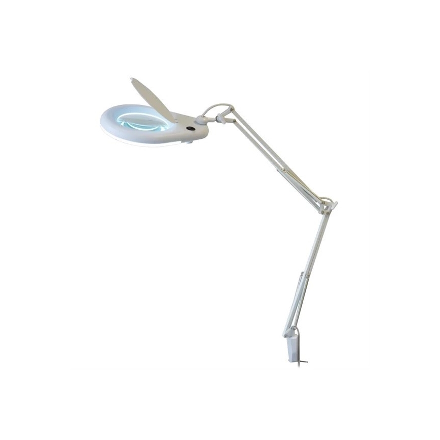 LED stalo šviestuvas su lupa LED/9W/230V balta/blizgus chromas