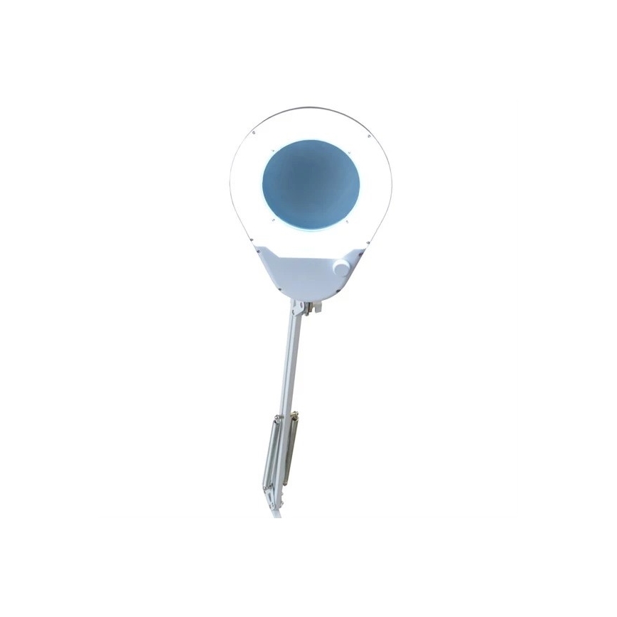 LED stalo šviestuvas su lupa LED/9W/230V balta/blizgus chromas