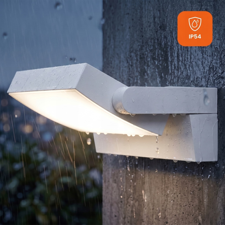 Dimeriuojamas lauko sieninis LED šviestuvas LED/12/18/24W/230V 3000/4000/6500K IP54 balta
