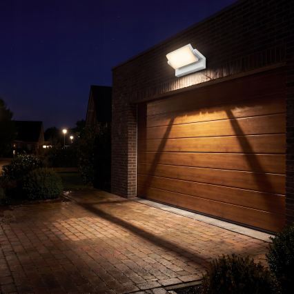 Dimeriuojamas lauko sieninis LED šviestuvas LED/12/18/24W/230V 3000/4000/6500K IP54 balta