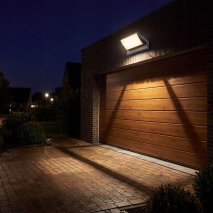 Reguliuojamas LED lauko sieninis šviestuvas LED/12/18/24W/230V 3000/4000/6500K IP54 juoda
