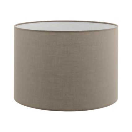 LED stovinti grindinė lempa TUNJA 1xE27/20W/230V, skersmuo 30 cm, matinis chromas/taupe