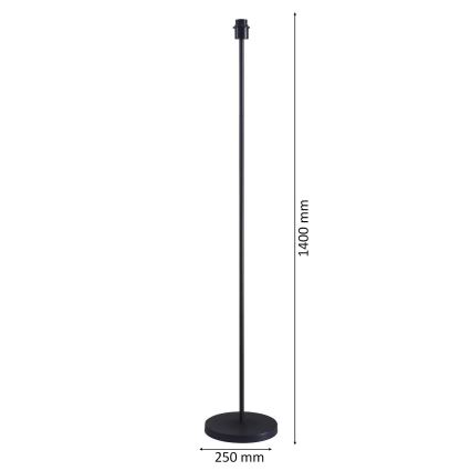 LED stovinti lempa TUNJA 1xE27/20W/230V, skersmuo 38 cm, juoda