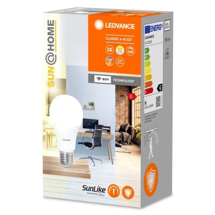 LED šviesos reguliavimas antibakterinis Elektros lemputė A40 E27/9W/230V Wi-Fi - Ledvance