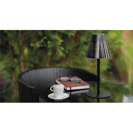 LED šviesos reguliavimas įkraunamas lauko Stalinis šviestuvas LED/4,2W/5V 2200mAh IP44