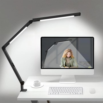 LED šviesos reguliavimas jutiklinė lankstus Stalinis šviestuvas POINTIQ LED/12W/230V 3000/4000/5000/6500K CRI 92 juoda