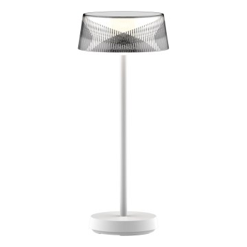 LED šviesos reguliavimas jutiklinė lauko Stalinis šviestuvas CASABLANCA LED/3,4W/5V USB 3600 mAh IP44 balta