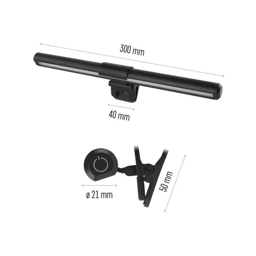 LED šviesos reguliavimas jutiklinė monitor apšvietimas LED/5,6W/5V 30 cm CRI 95