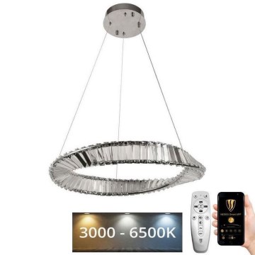 LED šviesos reguliavimas krištolas Sietynas ant stygos LED/40W/230V 3000-6500K + nuotolinio valdymo pultas