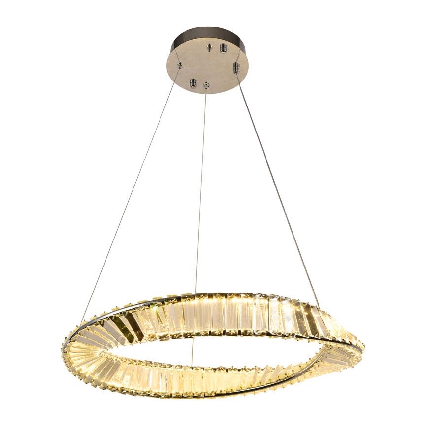 LED šviesos reguliavimas krištolas Sietynas ant stygos LED/40W/230V 3000-6500K + nuotolinio valdymo pultas