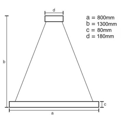 LED šviesos reguliavimas krištolas Sietynas ant stygos LED/50W/230V 3000-6500K + nuotolinio valdymo pultas