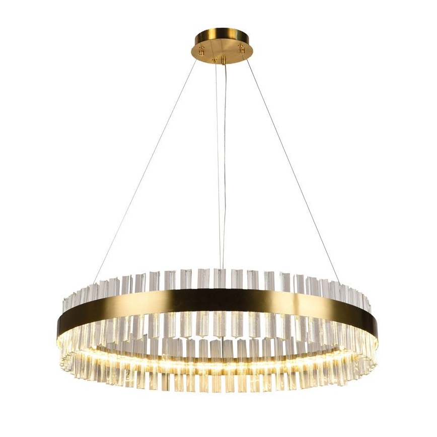 LED šviesos reguliavimas krištolas Sietynas ant stygos LED/55W/230V 3000-6500K + nuotolinio valdymo pultas