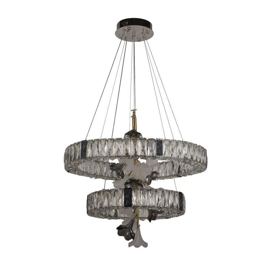 LED šviesos reguliavimas krištolas Sietynas ant stygos LED/70W/230V 3000-6500K + nuotolinio valdymo pultas