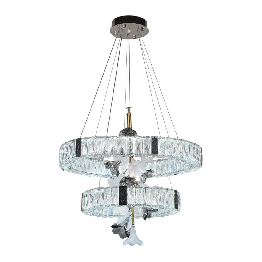 LED šviesos reguliavimas krištolas Sietynas ant stygos LED/70W/230V 3000-6500K + nuotolinio valdymo pultas