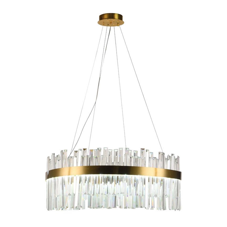 LED šviesos reguliavimas krištolas Sietynas ant stygos LED/80W/230V 3000-6500K + nuotolinio valdymo pultas