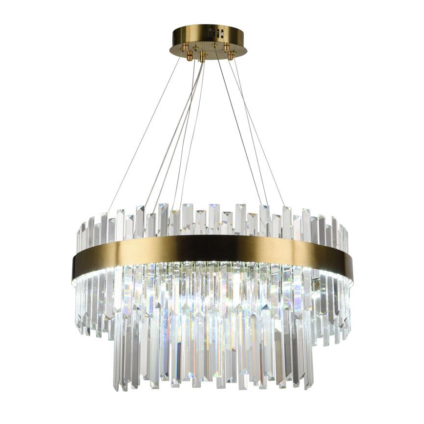 LED šviesos reguliavimas krištolas Sietynas ant stygos LED/80W/230V 3000-6500K + nuotolinio valdymo pultas