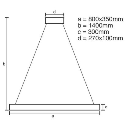 LED šviesos reguliavimas krištolas Sietynas ant stygos LED/90W/230V 3000-6500K + nuotolinio valdymo pultas