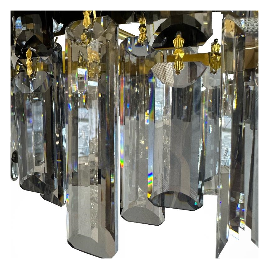 LED šviesos reguliavimas krištolas Sietynas on a pole LED/80W/230V 3000-6500K + nuotolinio valdymo pultas