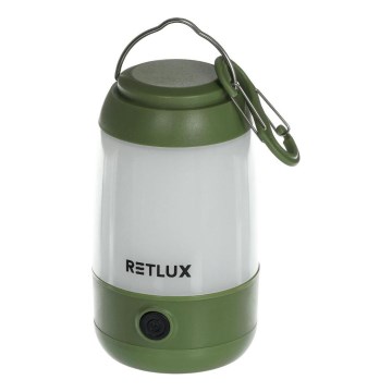 LED šviesos reguliavimas nešiojamas lempa LED/3W/3xAAA žalia