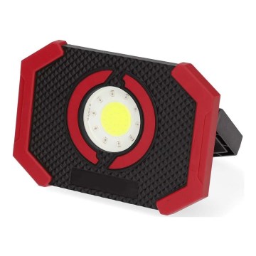 LED šviesos reguliavimas rechargeable Prožektoriaus šviestuvas su maitinimo banku LED/10W/3000 mAh IPX2