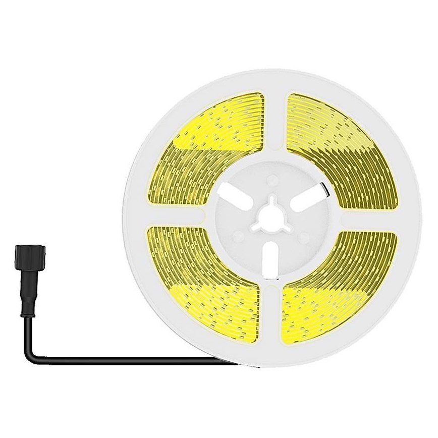 LED šviesos reguliavimas saulės juostelė LED/1,2W/3,7V 3000K IP67 5m + nuotolinio valdymo pultas