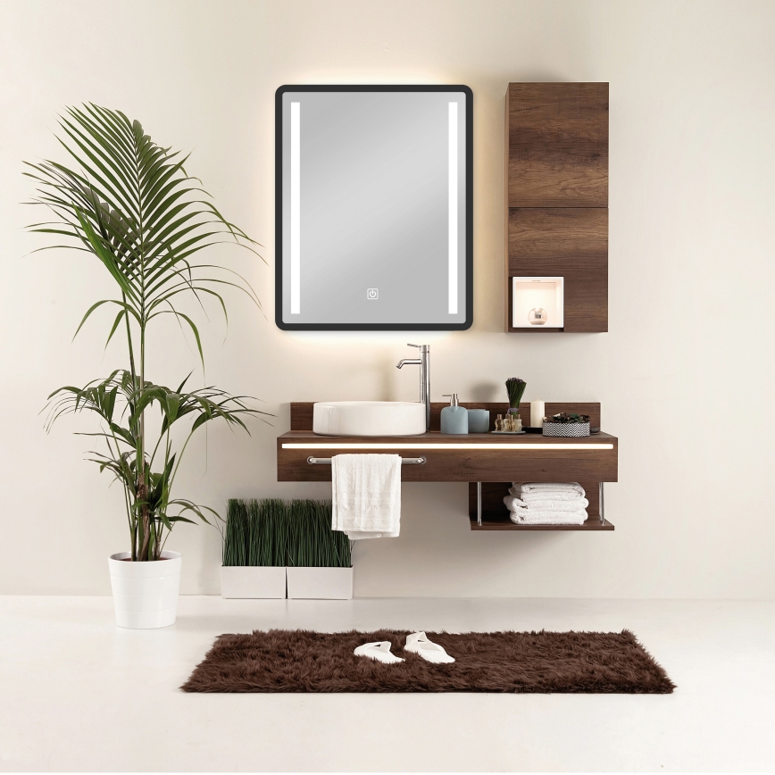 LED šviesos reguliavimas vonia šildomas foninis apšvietimas veidrodis LED/20W/230V 4000K IP44