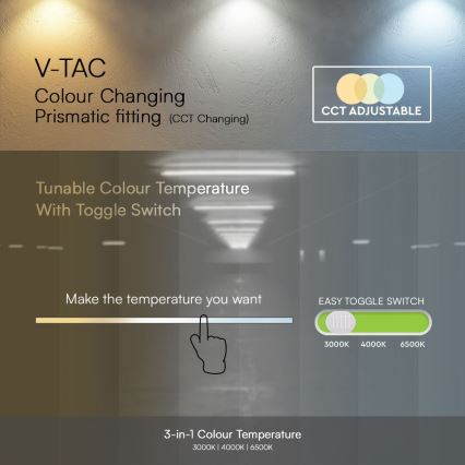 LED fluorescencinis šviestuvas LED/50W/230V 3000/4000/6500K 146 cm