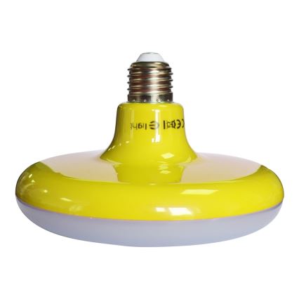 LED šviestuvas ant laido 1xE27/15W/230V 6000K geltona